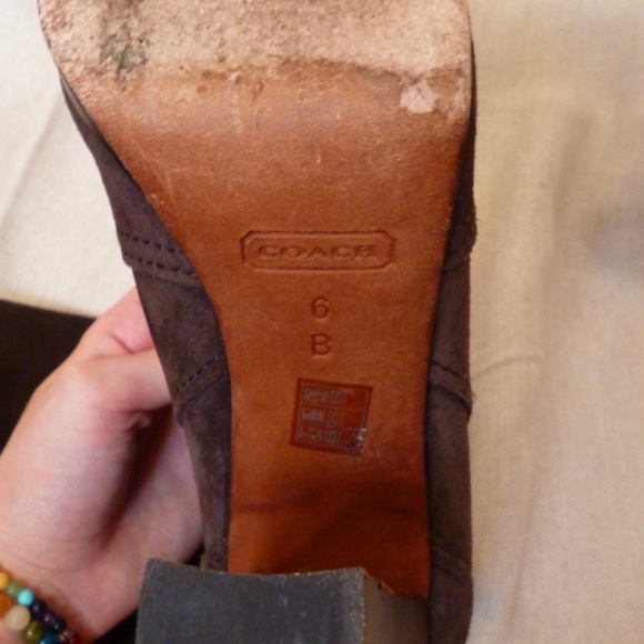 Coach Amber Suede Boots - Picture 9 of 17
